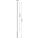 Bosch Expert Punta per martelli SDS Max-8X, Trapano Martello perforatore, Hammer drill bit, 1,2 cm, 740 mm, Cemento, Pietra, 60 cm