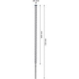 Bosch Expert Punta per martelli SDS Max-8X, Trapano Martello perforatore, Hammer drill bit, 2,5 cm, 720 mm, Cemento, Pietra, 60 cm