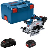 Bosch GKS 18V-57-2 L PROFESSIONAL 16,5 cm Nero, Blu, Argento 5000 Giri/min, Sega circolare blu/Nero, Legno, Nero, Blu, Argento, Senza spazzola, 16,5 cm, 5000 Giri/min, 5,7 cm