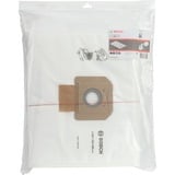 Bosch Sacchetto filtro in tessuto non tessuto per GAS 55 M, Sacchetti per aspirapolvere bianco