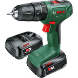 Bosch Trapano avvitatore a percussione a batteria EasyImpact 18V-40+ set di accessori verde/Nero
