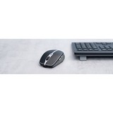 CHERRY MW 9100 mouse Ufficio Ambidestro RF senza fili + Bluetooth 2400 DPI Nero, Ambidestro, RF senza fili + Bluetooth, 2400 DPI, Nero