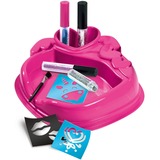 Clementoni Crazy Chic Kit tatuaggi temporanei, Bricolage Multicolore, 6 anno/i, Blu, Verde, Argento, 55 mm, 230 mm, 250 mm