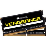 Corsair Vengeance 8GB DDR4-2400 memoria 2 x 4 GB 2400 MHz Nero, 8 GB, 2 x 4 GB, DDR4, 2400 MHz, 260-pin SO-DIMM