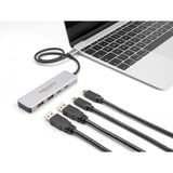 DeLOCK 64230, Hub USB grigio