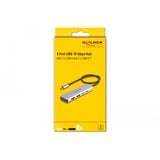 DeLOCK 64230, Hub USB grigio