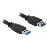 DeLOCK Cavo di prolunga USB 3.2 Gen 1, connettore USB-A > presa USB-A Nero