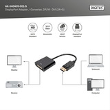 Digitus AK-340409-001-S, Adattatore Nero