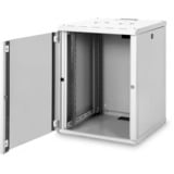 Digitus Alloggiamento a parete serie Unique - 600x600 mm (L x P), IT armadio grigio, Da parete, 16U, 100 kg, 36 kg, Grigio