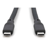 Digitus Cavo di collegamento in silicone USB4 Gen 3x2 USB-C > USB-C Nero