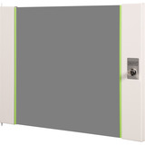 Digitus Porta frontale in vetro per armadio da parete 19" 9U serie Unique, Pannello frontale grigio