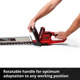 EINHELL GE-CH 18/60 Doppia lama 2400 W 2,9 kg rosso/Nero, Batteria, 2400 W, 18 V, 2,9 kg, 200 mm, 1080 mm