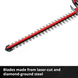 EINHELL GE-CH 18/60 Doppia lama 2400 W 2,9 kg rosso/Nero, Batteria, 2400 W, 18 V, 2,9 kg, 200 mm, 1080 mm