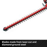 EINHELL GE-CH 18/60 Doppia lama 2400 W 2,9 kg, Tagliasiepi rosso/Nero, Batteria, 2400 W, 18 V, 2,9 kg, 200 mm, 1080 mm