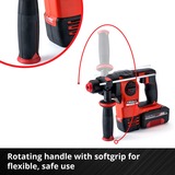 EINHELL HEROCCO Martelli perforatori, Trapano a percussione rosso/Nero, Nero, Rosso, 2 cm, 2,2 J, 5500 bpm, Batteria, 18 V