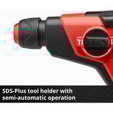 EINHELL Martello perforatore a batteria Power X-Change TE-HD 18/12 Li - Solo, 18Volt, Trapano a percussione rosso/Nero