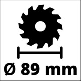 EINHELL TC-CS 89, Sega circolare rosso/Nero