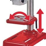 EINHELL Trapano a colonna TC-BD 450, Macchina di foratura rosso/Nero