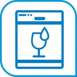 Emsa 508543 recipiente per cibo Rettangolare Scatola 1,5 L Trasparente 1 pz, Casella trasparente/Blu, Scatola, Rettangolare, 1,5 L, Trasparente, Germania, 121 mm