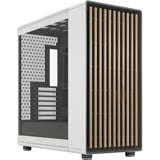 Fractal Design North XL RC Chalk White TG Clear, Chassis Tower bianco/legno