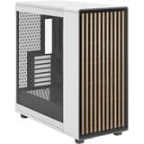 Fractal Design North XL RC Chalk White TG Clear, Chassis Tower bianco/legno