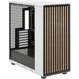 Fractal Design North XL RC Chalk White TG Clear, Chassis Tower bianco/legno