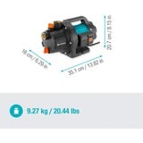 GARDENA 9011-47, Pompa turchese/Nero