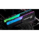 G.Skill Trident Z RGB 16GB DDR4 memoria 2 x 8 GB 3200 MHz Nero, 16 GB, 2 x 8 GB, DDR4, 3200 MHz, 288-pin DIMM, Nero