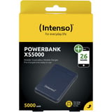 Intenso XS5000 Polimeri di litio (LiPo) 5000 mAh Blu, Powerbank  blu, 5000 mAh, Polimeri di litio (LiPo), Blu