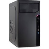 Inter-Tech IT-6505 Retro Micro Tower Nero Nero, Micro Tower, PC, Nero, uATX, 14 cm, 29 cm