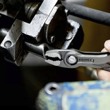 KNIPEX Pinza a presa frontale TwinGrip 82 02 150, Pinza da presa rosso/Blu