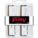 Kingston FURY FURY Beast 64GB 6000MT/s DDR5 CL30 DIMM (Kit of 2) White EXPO, Memoria bianco, 64 GB, 2 x 32 GB, DDR5, 288-pin DIMM, Bianco