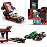LEGO City Autotrasportatore F1® con monoposto RB20 e AMR24 F1®, Giochi di costruzione Set da costruzione, 8 anno/i, Plastica, 1086 pz, 1,76 kg