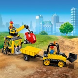LEGO City Bulldozer da cantiere, Giochi di costruzione Set da costruzione, Bambino/Bambina, 4 anno/i, 126 pz, 350 g