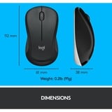 Logitech Advanced MK540 tastiera Mouse incluso USB QWERTY Olandese Nero, Bianco, Set desktop grigio scuro, Wireless, USB, Interruttore a chiave a membrana, QWERTY, Nero, Bianco, Mouse incluso