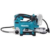 Makita Pressa per grasso a batteria DGP180Z, 18 Volt, incl. cilindro A, Pistola per silicone blu/Nero