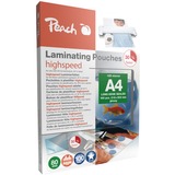 Peach 510971 pellicola per plastificatrice 100 pz, Film Trasparente, A4, 100 pz