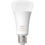 Philips Hue Philips Hue White Ambiance Lampadina Smart E27 100 W Philips Hue White ambiance Lampadina Smart E27 100 W, Lampadina intelligente, Bianco, Bluetooth/Zigbee, LED, E27, Illuminazione fredda, Bianco caldo