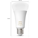 Philips Hue Philips Hue White Ambiance Lampadina Smart E27 100 W, Lampada a LED Philips Hue White ambiance Lampadina Smart E27 100 W, Lampadina intelligente, Bianco, Bluetooth/Zigbee, LED, E27, Illuminazione fredda, Bianco caldo