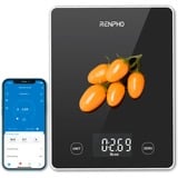 Renpho PEU-R-T001-BK, Bilancia da cucina Nero
