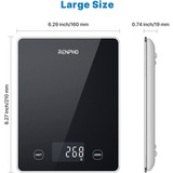 Renpho PEU-R-T001-BK, Bilancia da cucina Nero