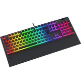 SPC Gear Tastiera da gioco Nero/trasparente