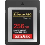 SanDisk SDCFE-256G-GN4NN memoria flash 256 GB CFexpress 256 GB, CFexpress, 1700 MB/s, 1200 MB/s, Nero