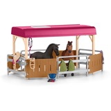 Schleich HORSE CLUB 42619 set da gioco,  veicolo da gioco Buildings, Camping, Horse Stable, Horses, Riding Tournament, 5 anno/i, Multicolore, Plastica