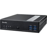 Shuttle DL30N barebone per PC/stazione di lavoro 1.35L sized PC Nero N100 Nero, 1.35L sized PC, Mini PC barebone, DDR5-SDRAM, PCI Express, Serial ATA III, Collegamento ethernet LAN, 65 W