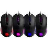 Thermaltake Challenger Combo tastiera Mouse incluso USB Tedesco Nero, Set desktop Nero, Cablato, USB, Interruttore a chiave a membrana, LED, Nero, Mouse incluso
