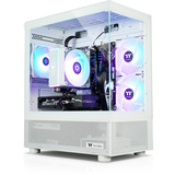 Thermaltake PC-000093-DE, PC Gaming bianco/trasparente