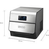 Unold 48955, Preparatore ghiaccio accaio/Nero