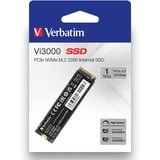 Verbatim Vi3000 1 TB M.2 PCI Express 3.0 NVMe, Disco a stato solido 1 TB, M.2, 3100 MB/s