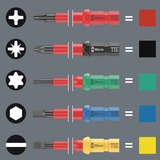 Wera 05006608001, Cacciavite rosso/Giallo